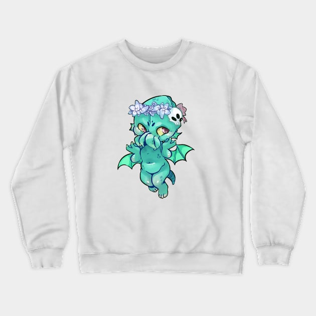 Kawaiithulhu Crewneck Sweatshirt by thedicegoddess